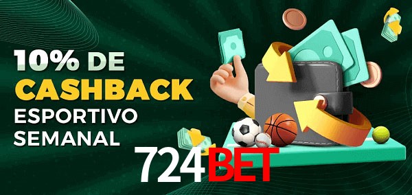 10% de bônus de cashback na 724bet